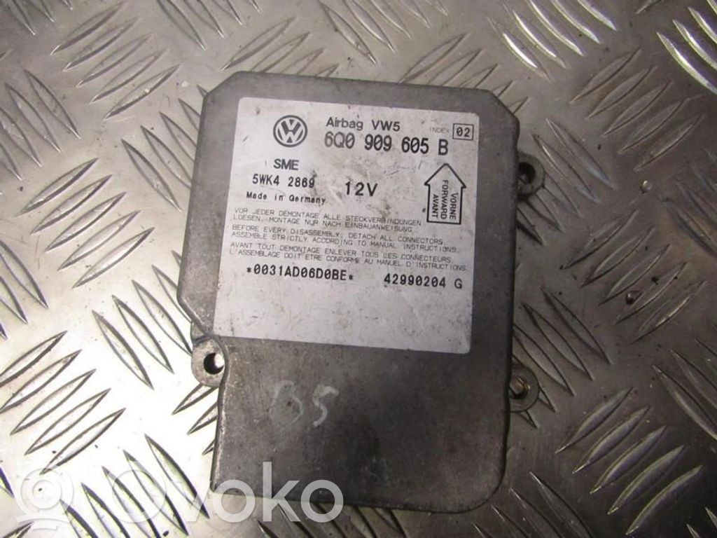 Volkswagen PASSAT B5 Centralina/modulo airbag