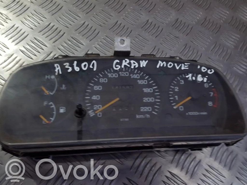 Daihatsu Gran Move Compteur de vitesse tableau de bord