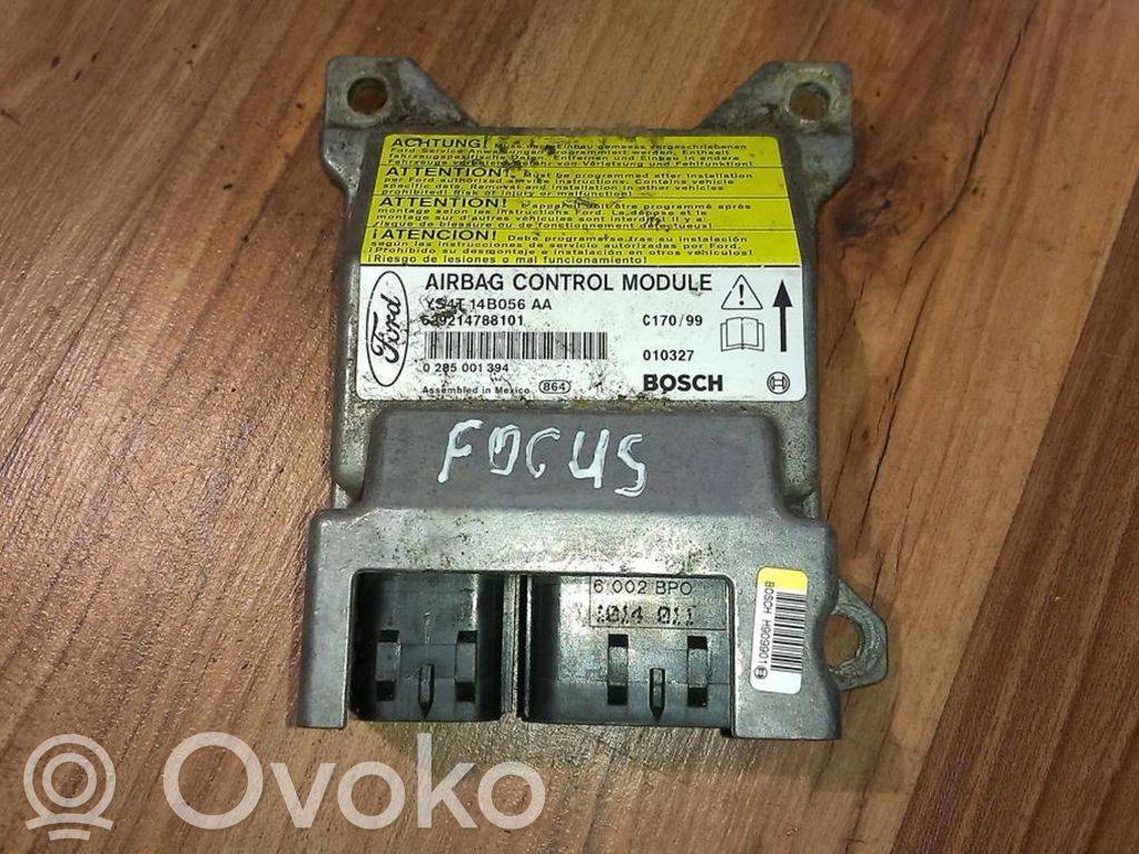 Module de contrôle airbag   YS4T14B056AA,YS4T14B056AA
