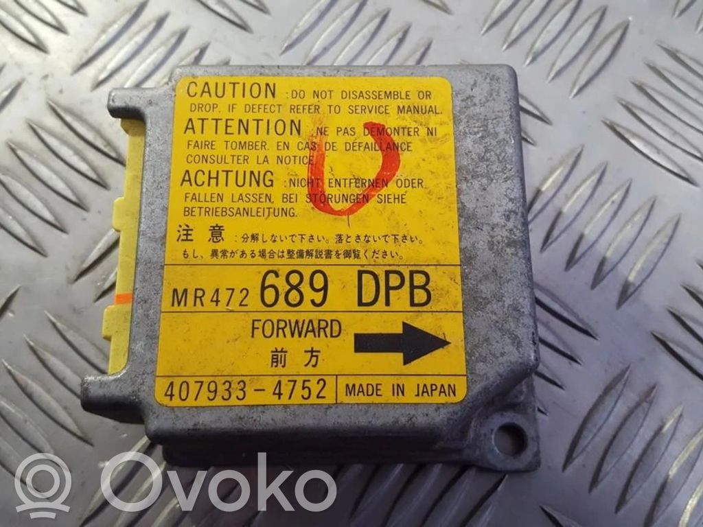 Sterownik / Moduł Airbag   MR472689,MR472689DPB,0479334752,0479334752,MR472689,MR472689DPB