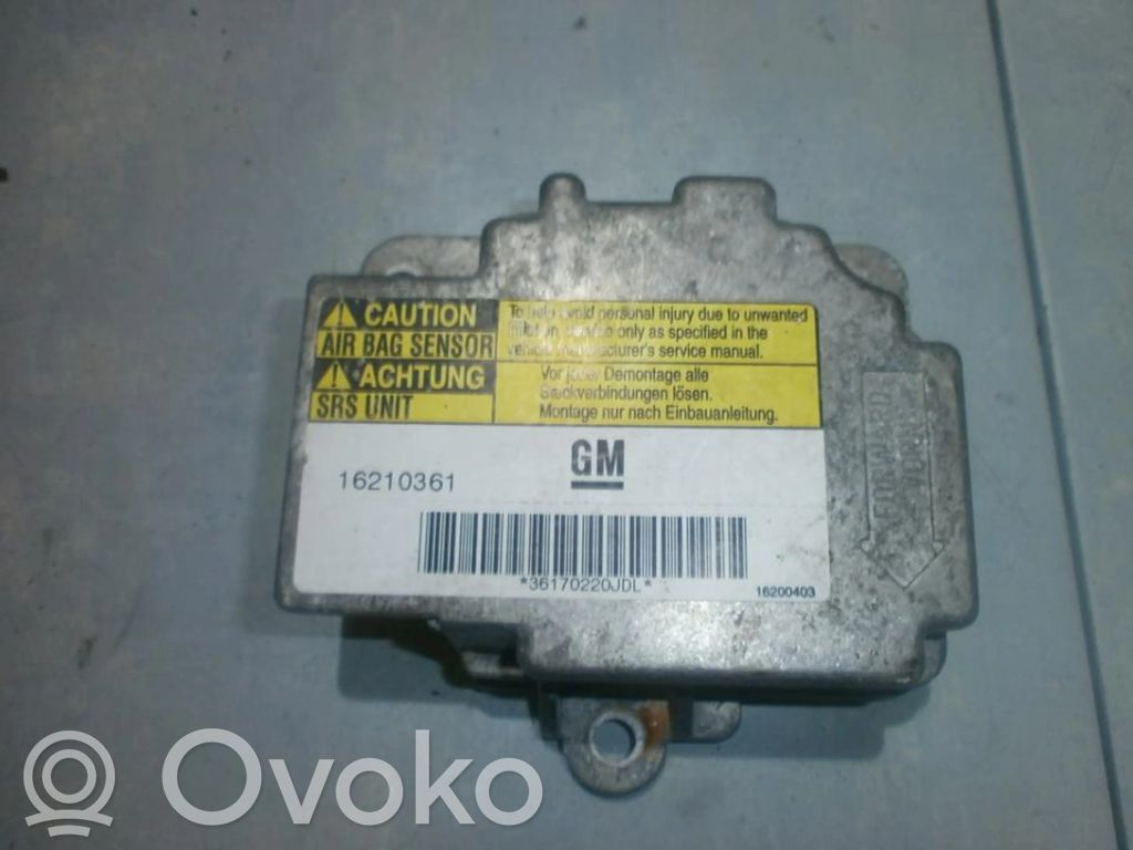 Opel Sintra Unitate/modul de comandă airbaguri 
