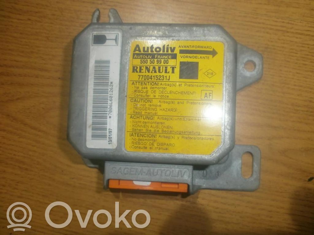 Renault Megane I Unitate/modul de comandă airbaguri 