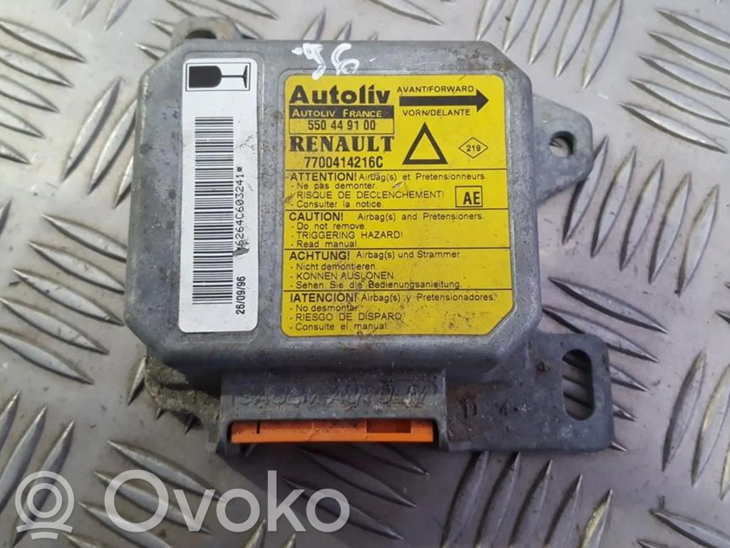 Renault Laguna I Airbag control unit/module 