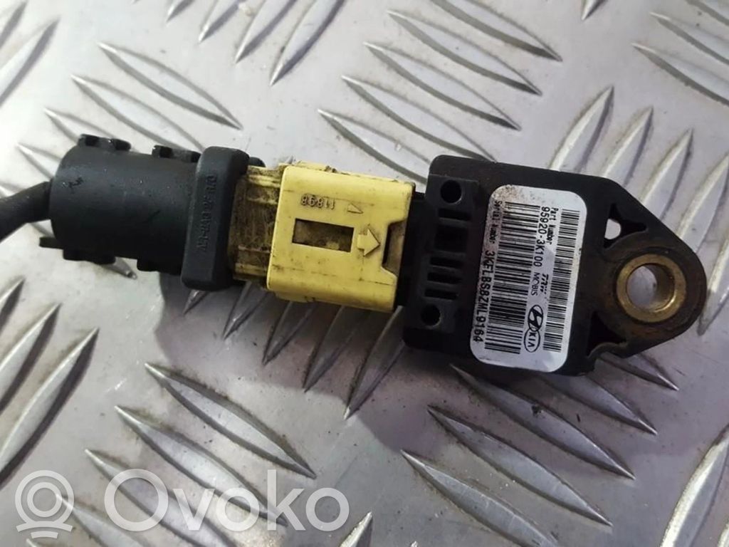 Sensor impacto/accidente para activar Airbag   959203K100,959203K100,3KFLBS8ZML9164,959203K100,959203K100