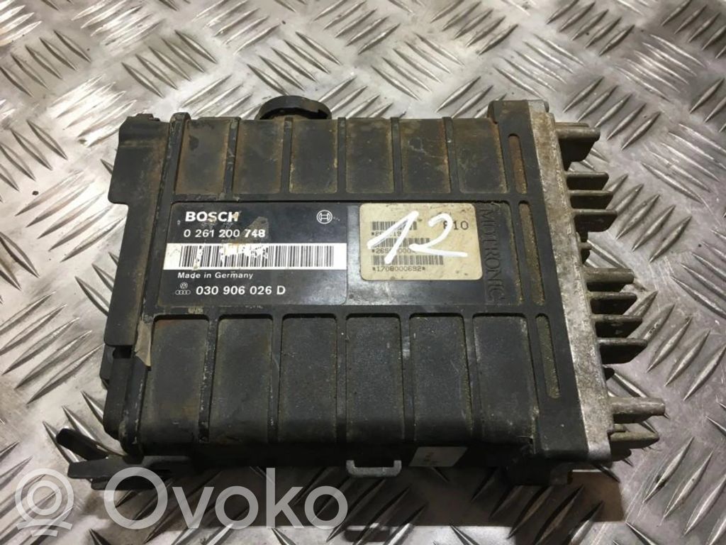Engine control unit/module   0261200748,030906026D,0261200748,030906026D