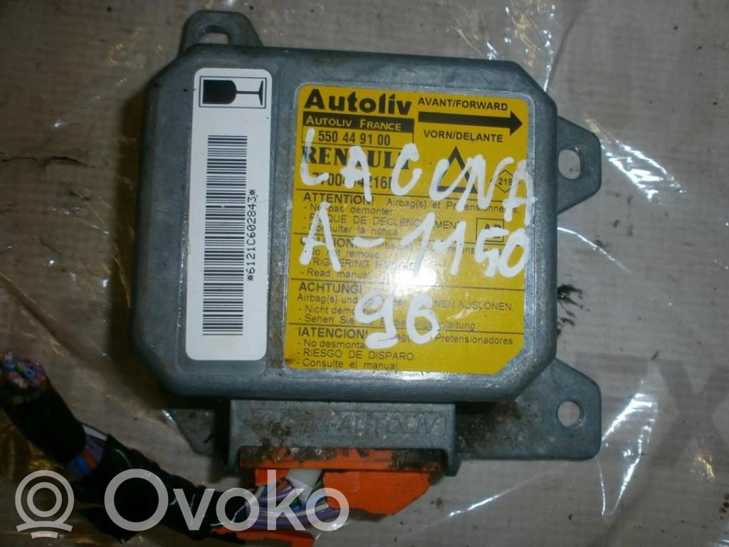Renault Laguna I Module de contrôle airbag 