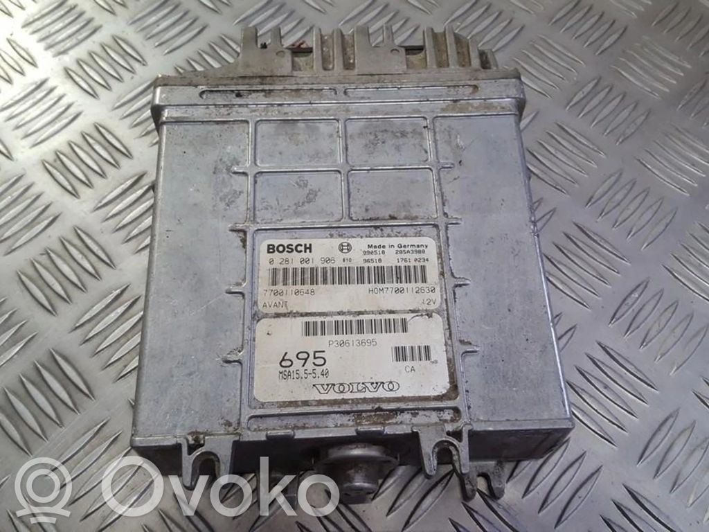 Unidad de control/módulo del motor   0281001906,7700110648,0281001906,7700110648,H0M7700112630,P30613695