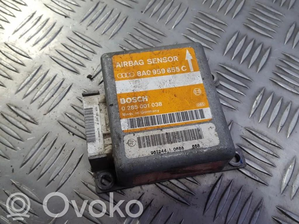 Unidad de control/módulo del Airbag   8A0959655C,0285001038,0285001038,8A0959655C