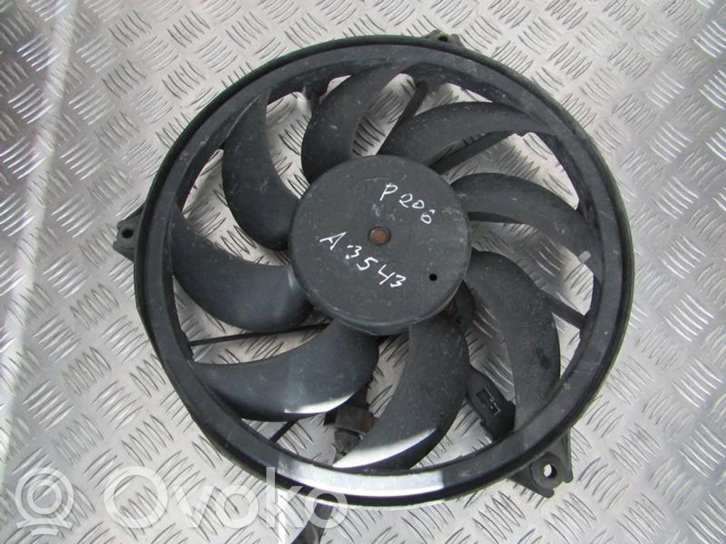 Peugeot 206 Convogliatore ventilatore raffreddamento del radiatore