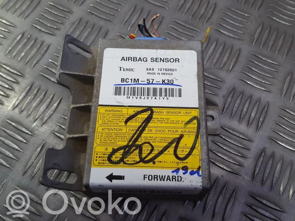 Unidad de control/módulo del Airbag   BC1M57K30,BC1M57K30,12192601,BC1M57K30,BC1M57K30,M1V5J07A1Y3,SAS12192601