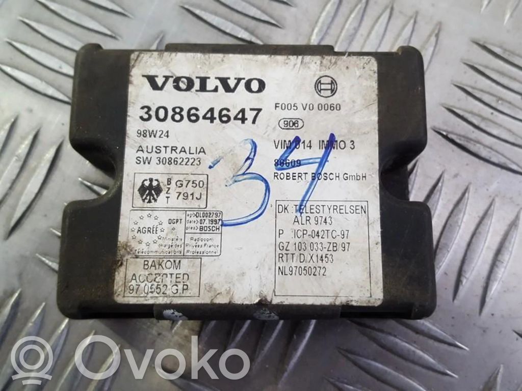 Volvo S40, V40 Centralina/modulo immobilizzatore 