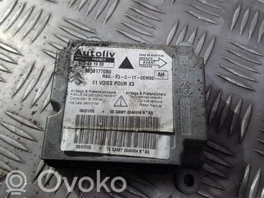 Unidad de control/módulo del Airbag   9658177080,603481900,603481900,9658177080
