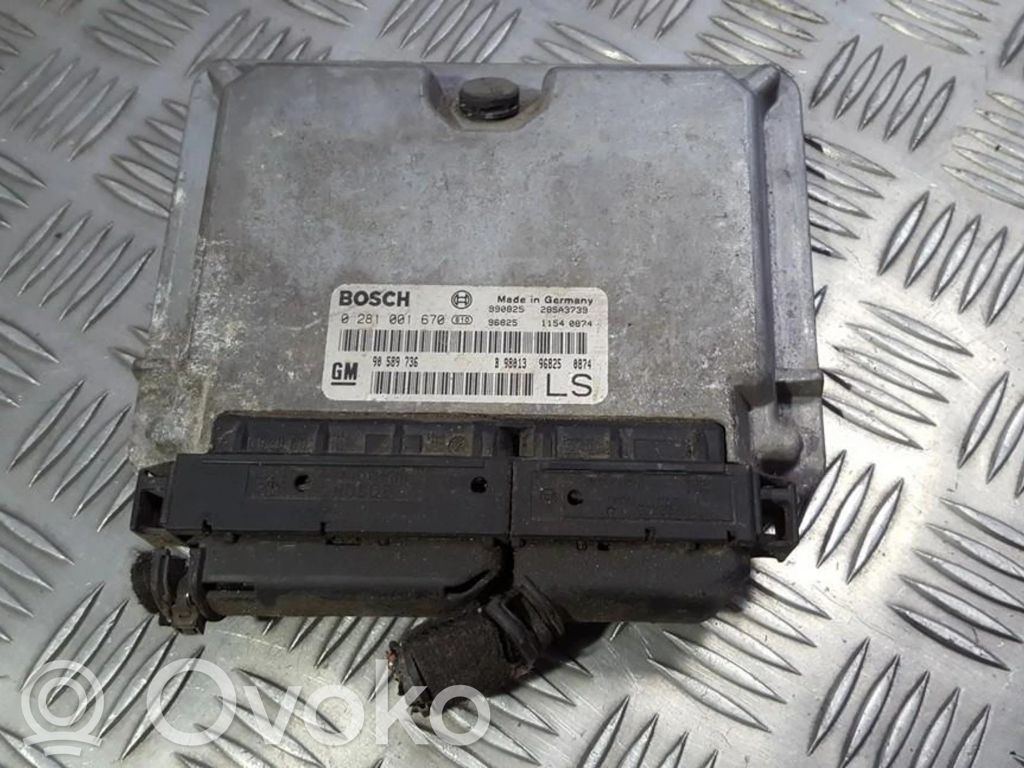 Opel Astra G Engine control unit/module 