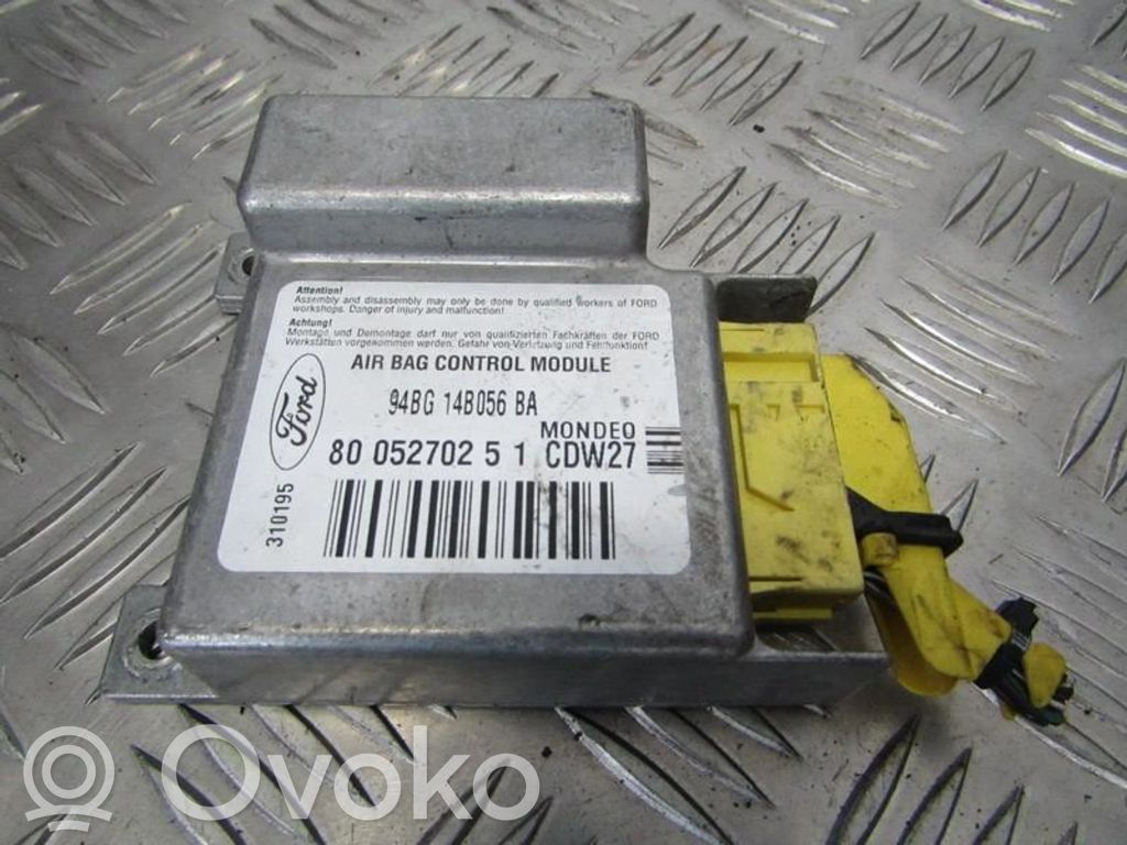 Ford Mondeo MK I Module de contrôle airbag 