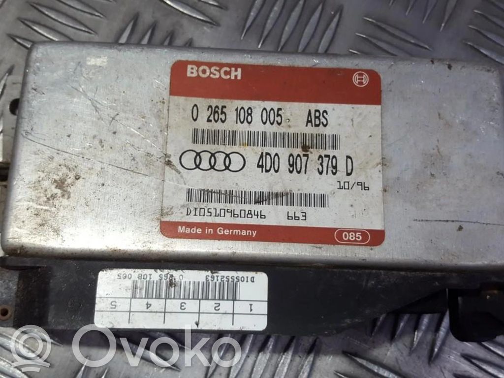 Unidad de control/módulo del ABS   0265108005,4D0907379D,0265108005,4D0907379D