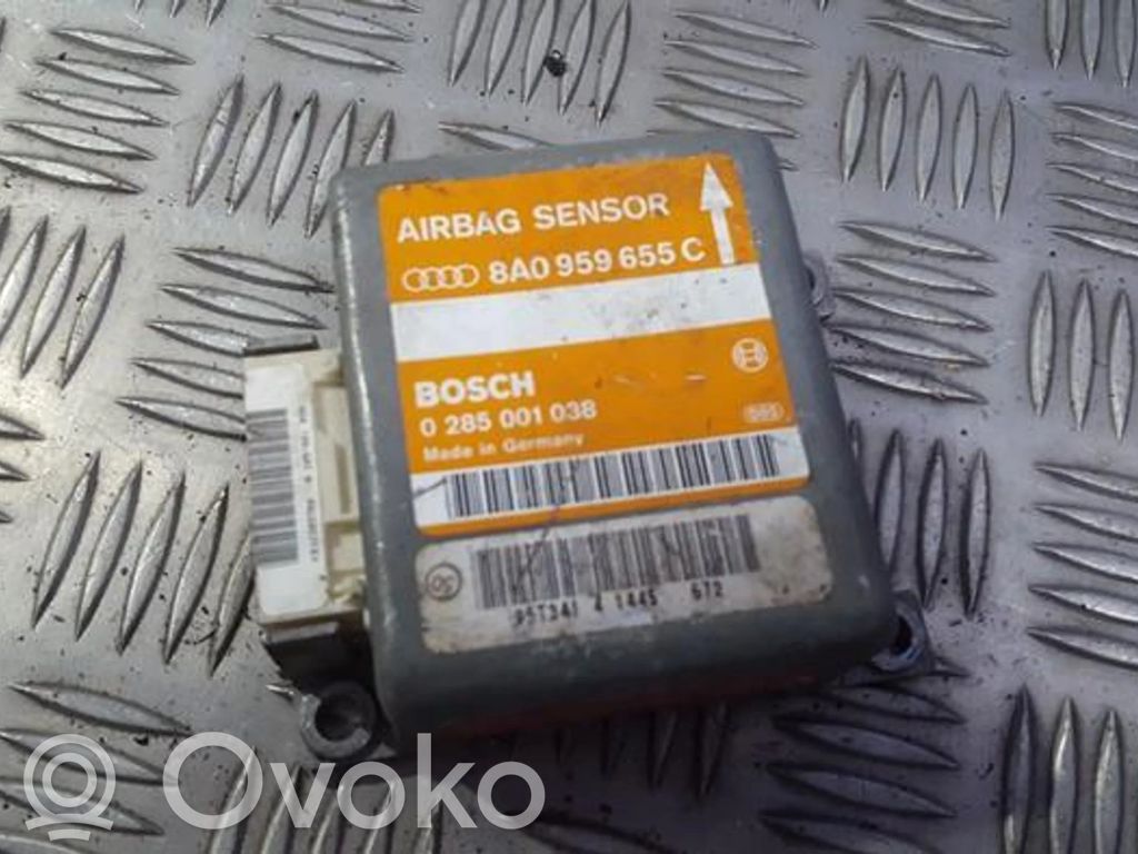 Centralina/modulo airbag   8A0959655C,0285001038,0285001038,8A0959655C