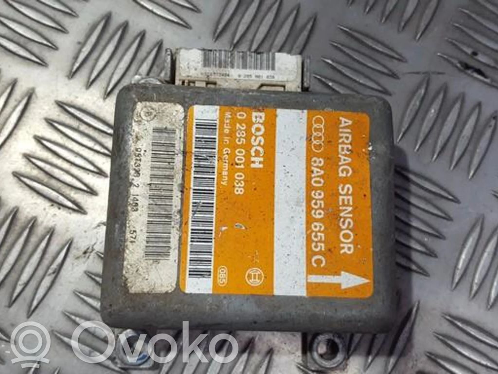 Airbagsteuergerät   8A0959655C,0285001038,0285001038,8A0959655C