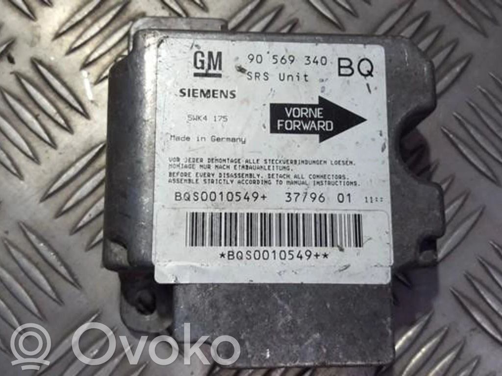 Opel Vectra B Centralina/modulo airbag