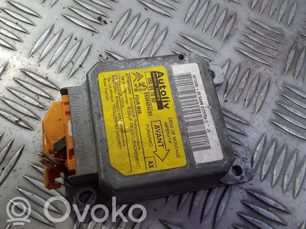 Centralina/modulo airbag   9638604280,550897200,550897200,9638604280