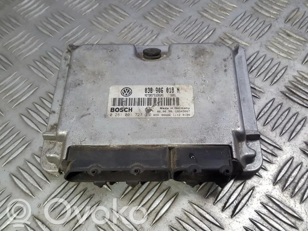 Unidad de control/módulo del motor   038906018N,0281001727,0281001727,038906018N