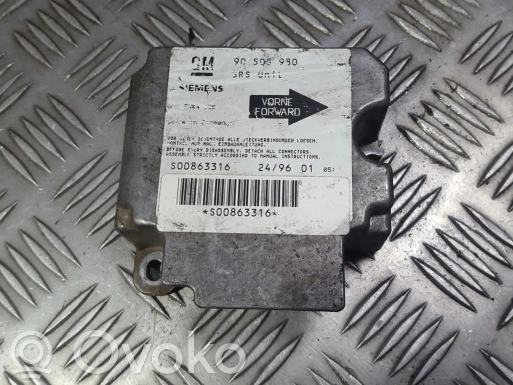 Unidad de control/módulo del Airbag   90508980,90508980