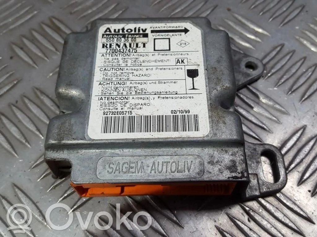 Renault Megane I Centralina/modulo airbag 