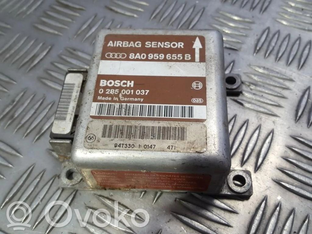 Unidad de control/módulo del Airbag   8A0959655B,0285001037,0285001037,8A0959655B