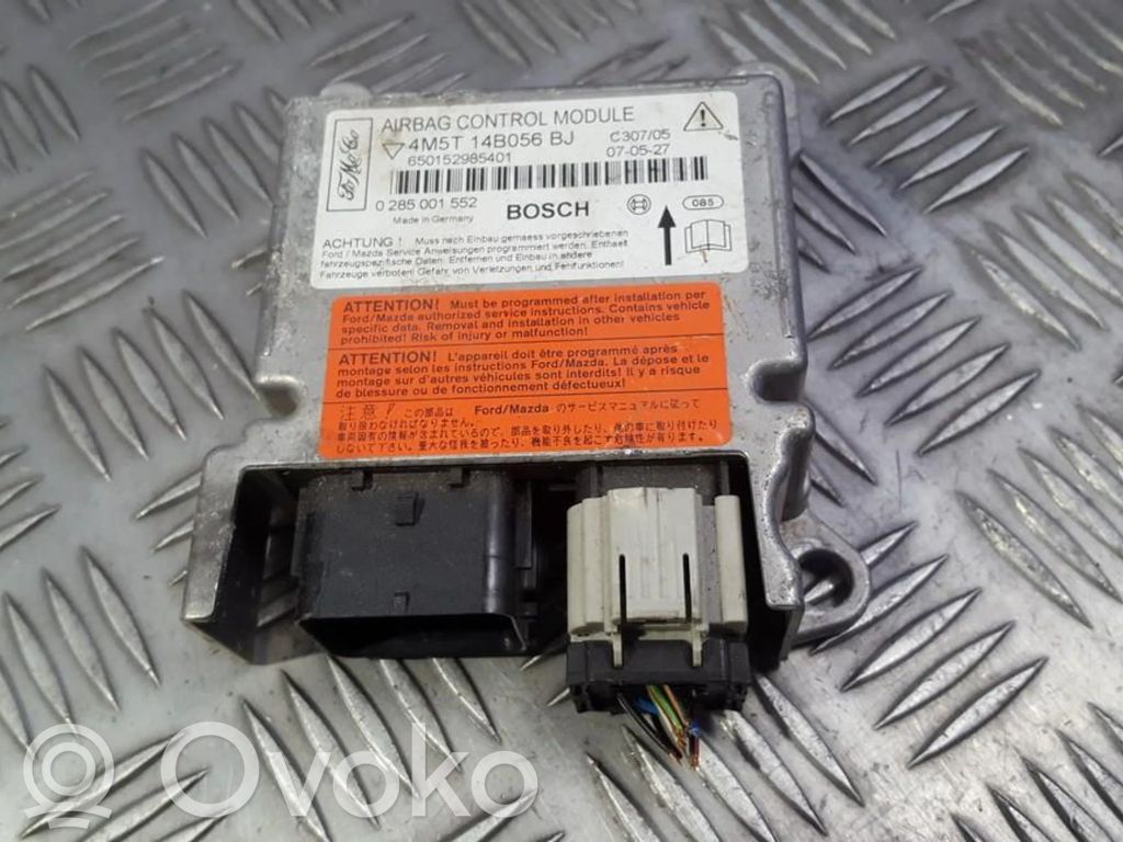 Unidad de control/módulo del Airbag   4M5T14B056BJ,650152985401,0285001552,4M5T14B056BJ,650152985401