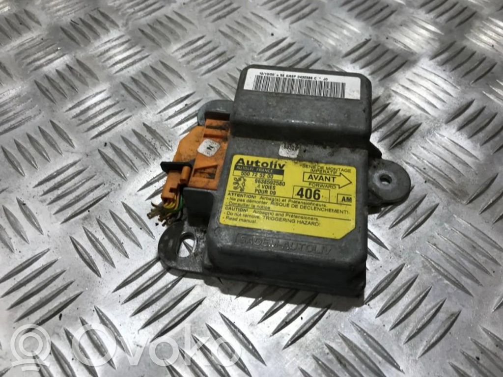 Centralina/modulo airbag   9638592580,550725200,550725200,9638592580