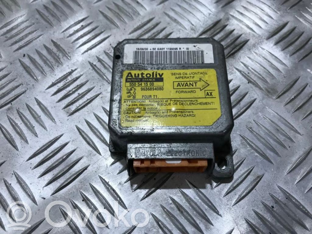 Unidad de control/módulo del Airbag   9636894080,550541500,550541500,9636894080