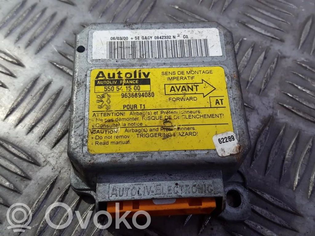 Unidad de control/módulo del Airbag   9636894080,550541500,550541500,9636894080