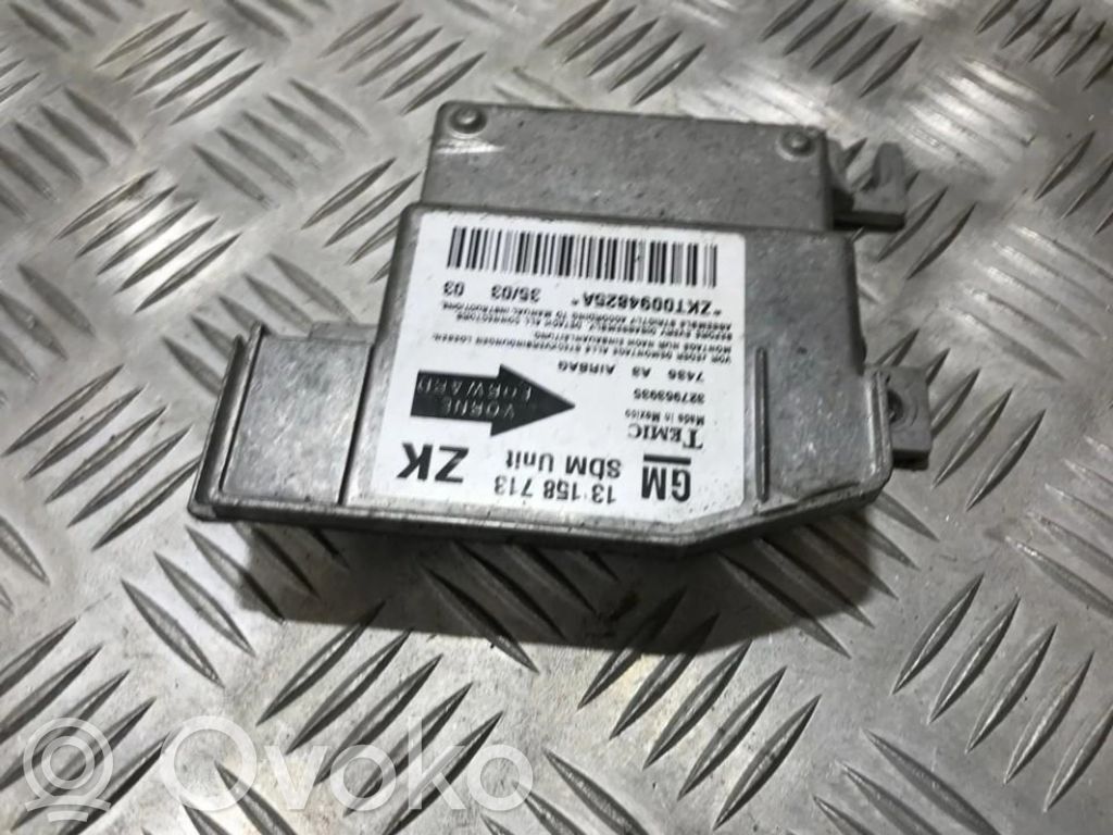 Opel Meriva A Centralina/modulo airbag 