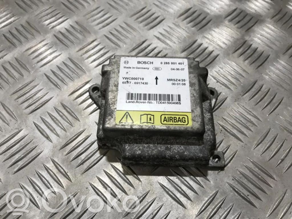 Centralina/modulo airbag   0285001401,YWC000710,0285001401,65776917430,YWC000710