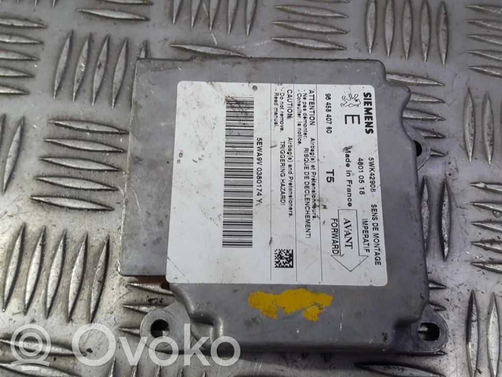 Peugeot 307 Centralina/modulo airbag 
