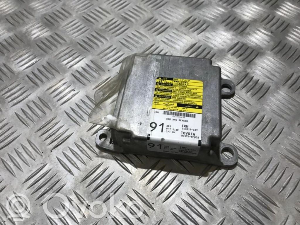 Toyota Corolla Verso AR10 Unitate/modul de comandă airbaguri 