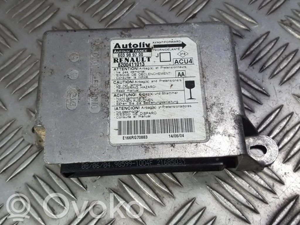 Renault Scenic II -  Grand scenic II Centralina/modulo airbag 