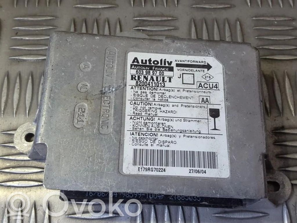 Renault Scenic II -  Grand scenic II Centralina/modulo airbag 