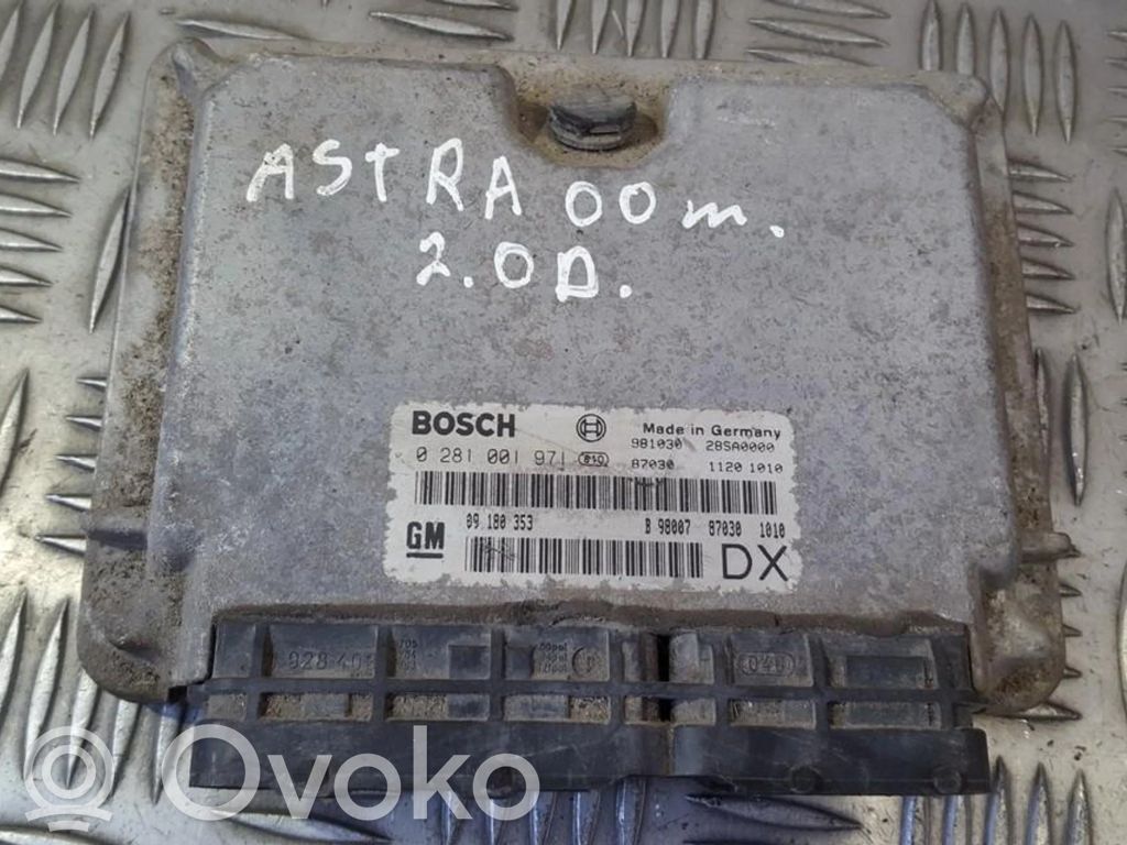 Sterownik / Moduł ECU   0281001971,09180353,0281001971,09180353