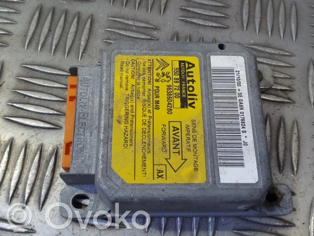 Citroen Berlingo Centralina/modulo airbag 