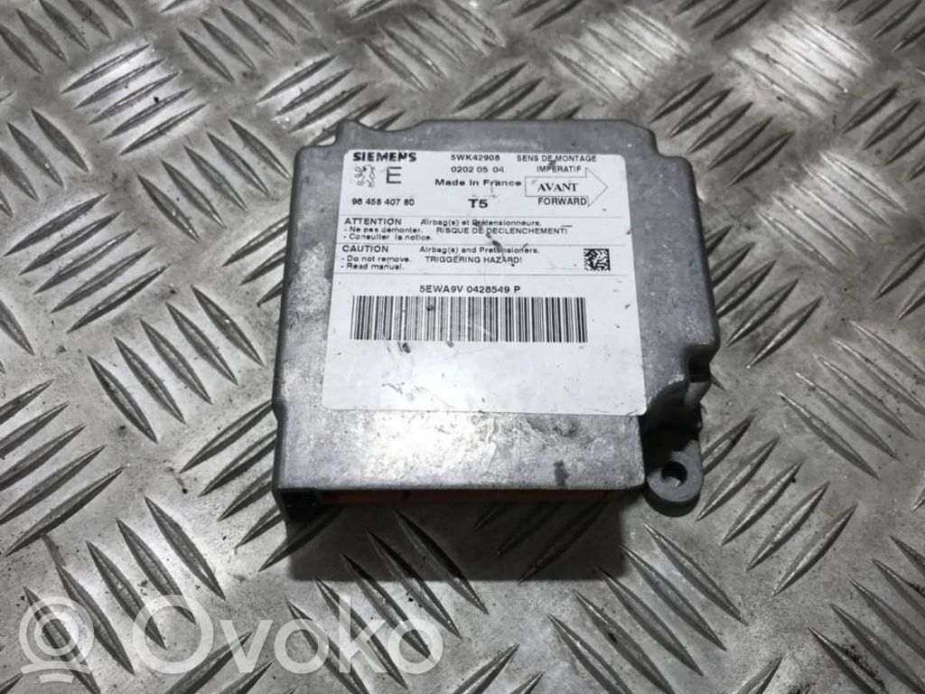 Peugeot 307 Centralina/modulo airbag 