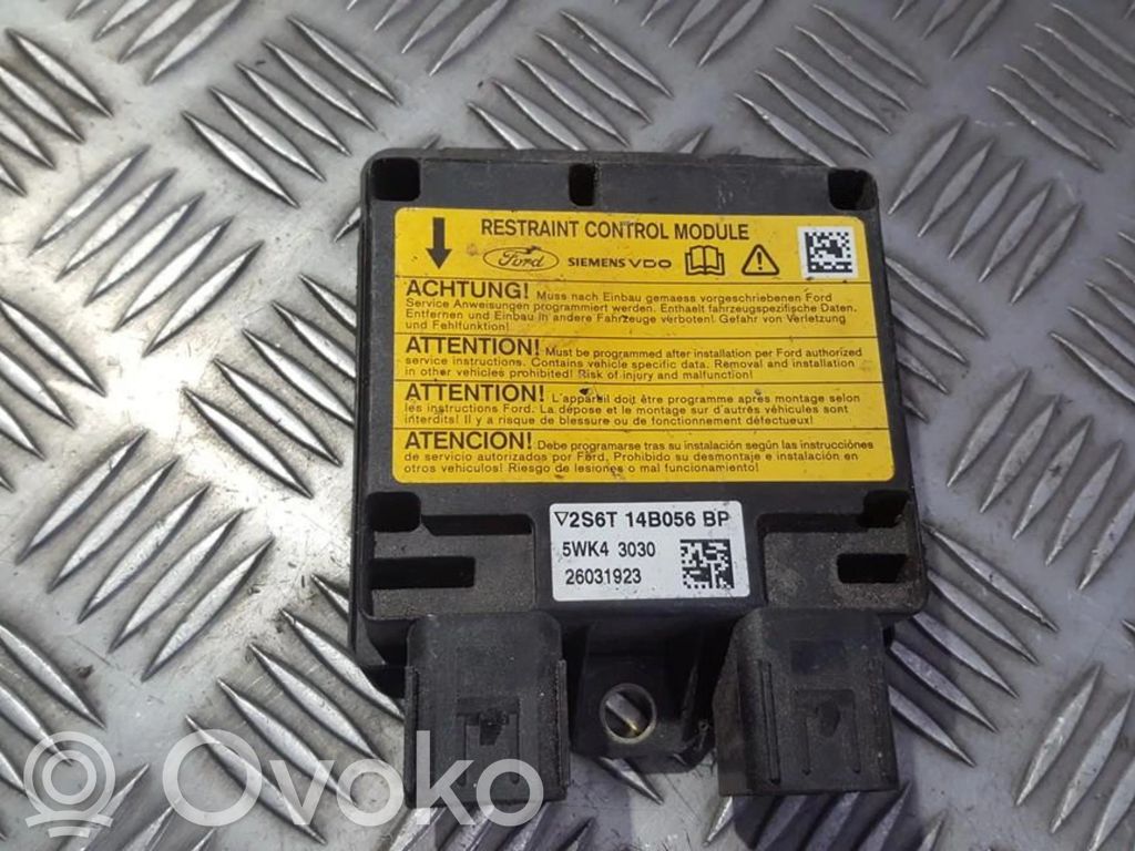 Centralina/modulo airbag   2S6T14B056BP,5WK43030,2S6T14B056BP,5WK43030