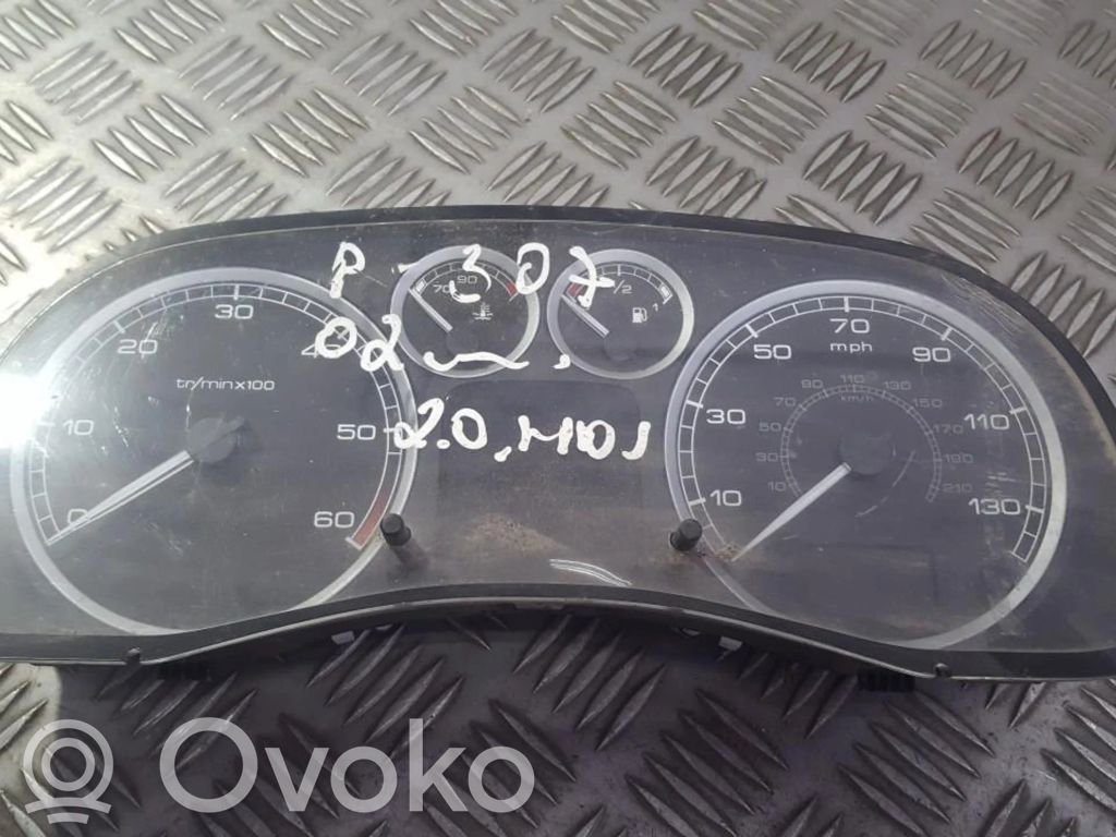 Peugeot 307 Tachimetro (quadro strumenti) 