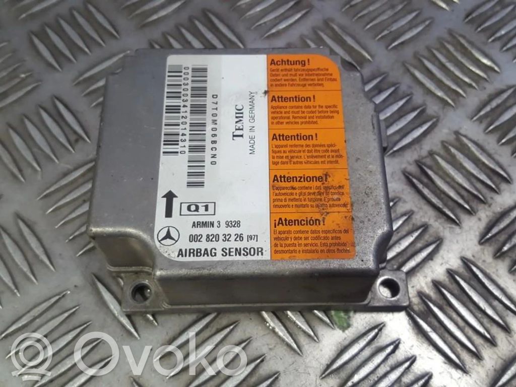 Mercedes-Benz E W210 Unitate/modul de comandă airbaguri 