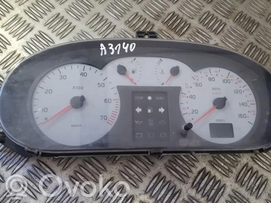 Renault Scenic I Vitezometru (grup de instrumente) 
