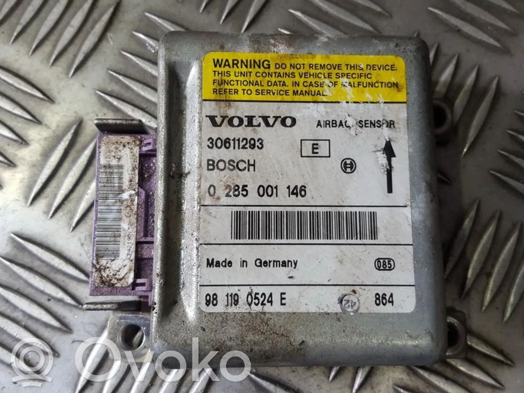 Volvo S40, V40 Centralina/modulo airbag