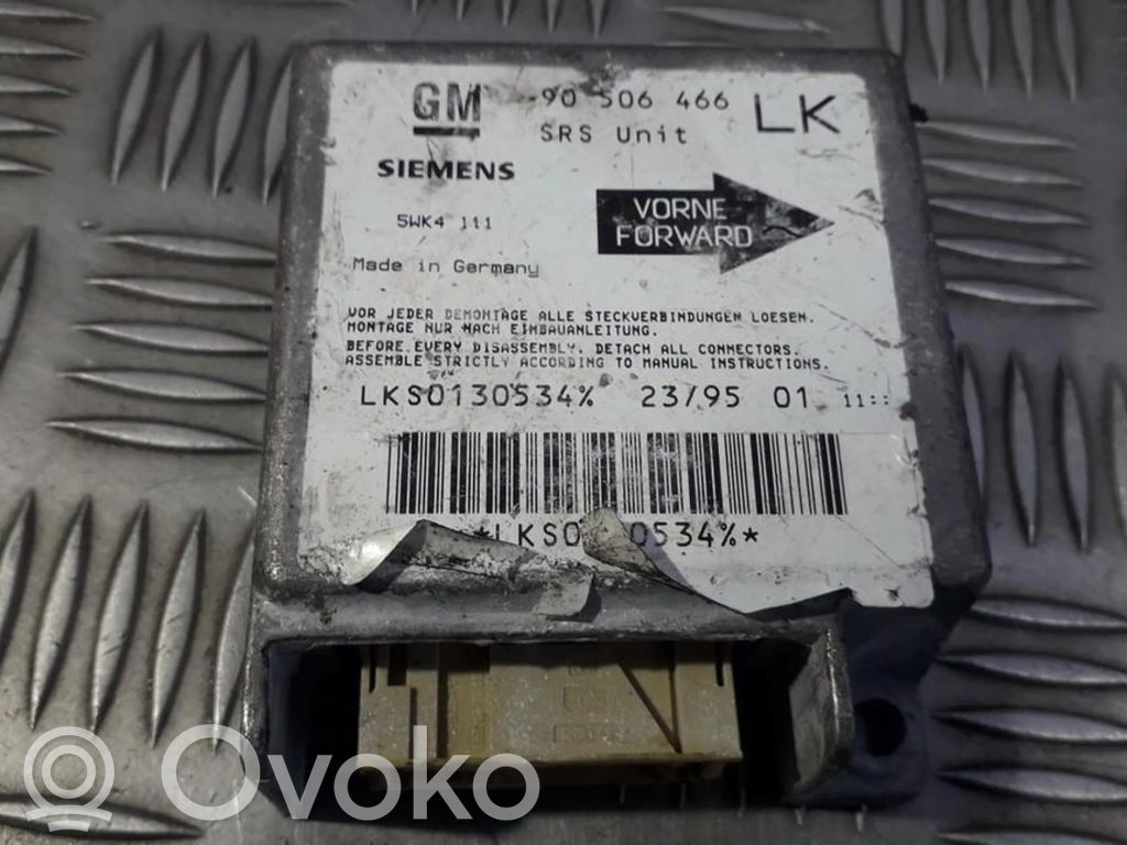 Opel Vectra B Unidad de control/módulo del Airbag 