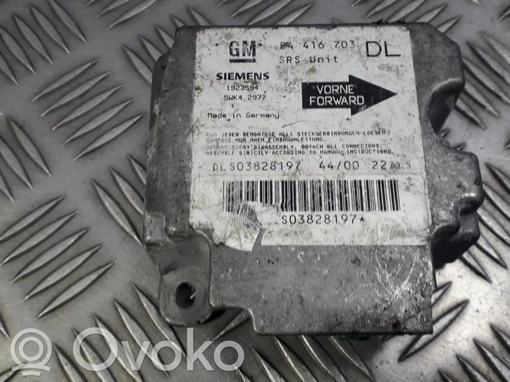 Centralina/modulo airbag   24416703,S03828197,24416703,S03828197