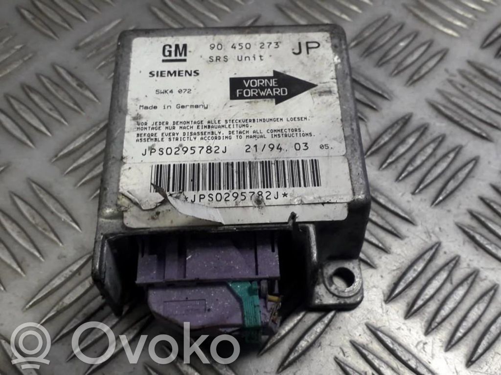 Opel Astra F Centralina/modulo airbag 