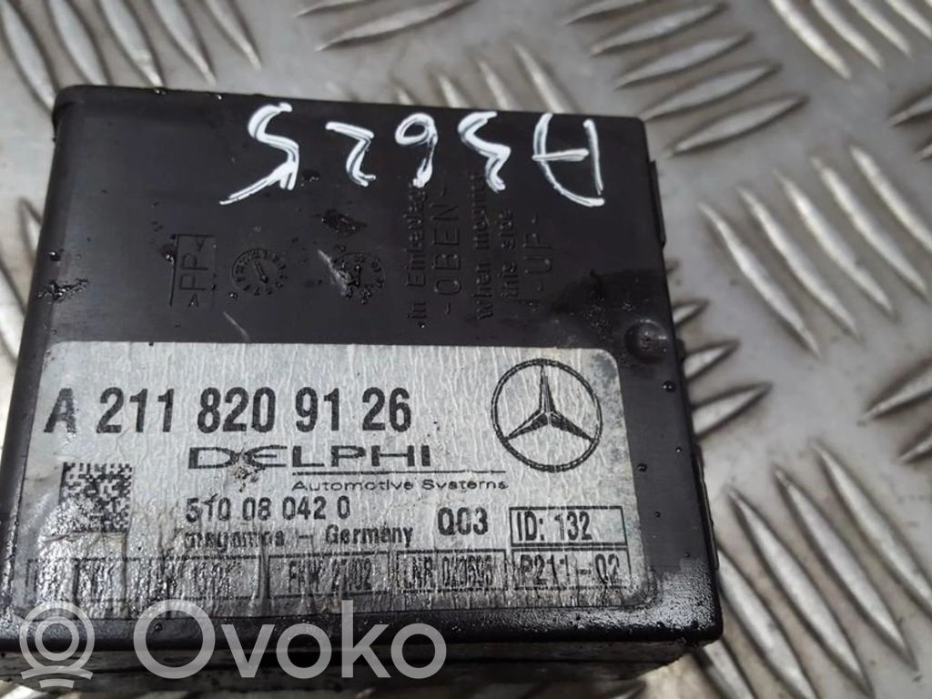 Mercedes-Benz C W203 Centralina/modulo allarme 