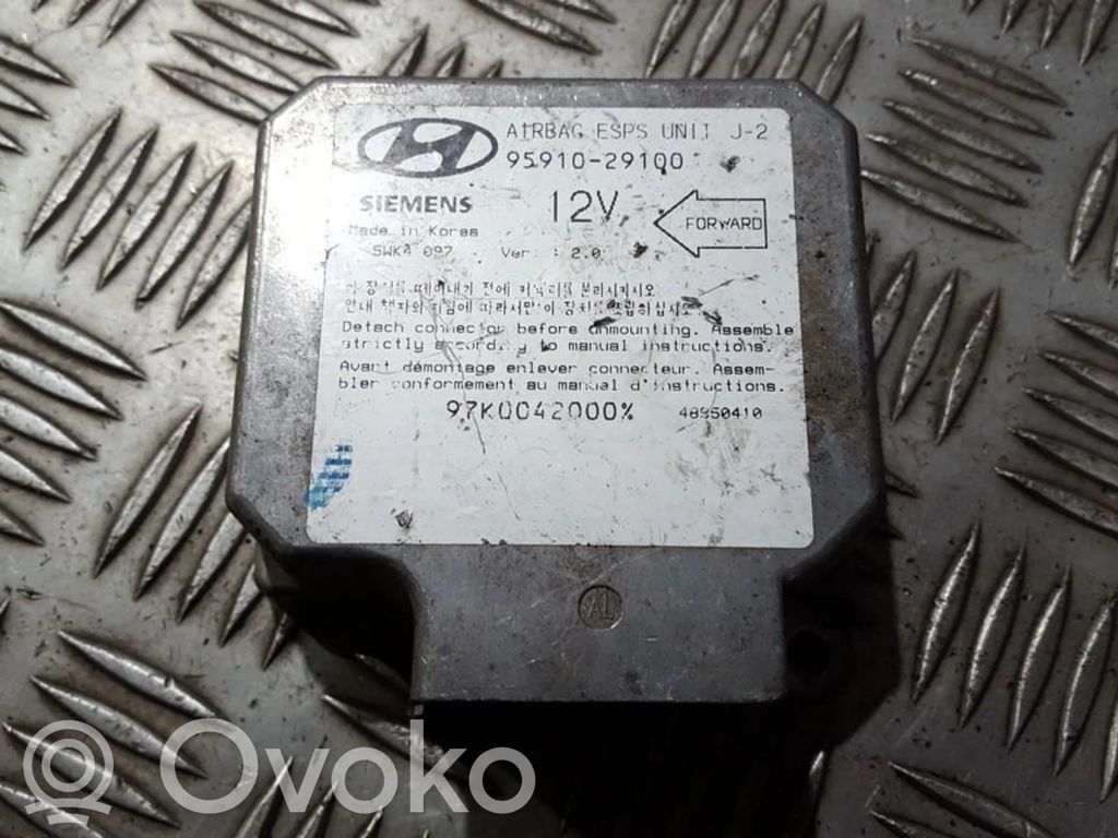 Hyundai Lantra II Turvatyynyn ohjainlaite/moduuli 